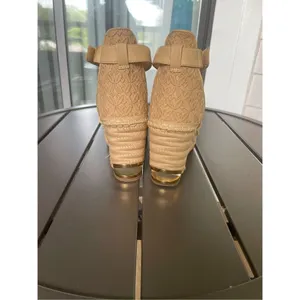 Franco Sarto Marsha Espadrille Wedge Sandals Beige Size 8.5 M thumbnail 14