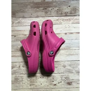 Crocs Classic Clogs Pink Slip On Women's Size 8-9 Comfort thumbnail 6