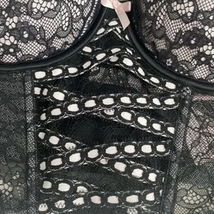 Victorias Secret Dream Angels Lightly-Lined Heritage Ribbon Slot Bra top M-DD thumbnail 5