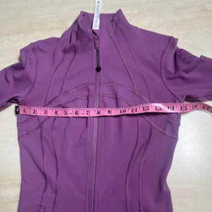 Lululemon Define Jacket Size 4 Purple Troon North Luon Full Zip Yoga Layer thumbnail 10