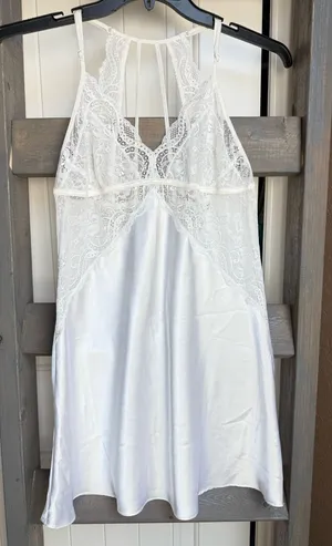 In Bloom by Jonquil Women's Lace Chemise Bridal Nightgown Slip Dress Size M thumbnail 1