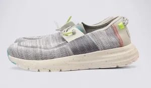 Hey Dude Sirocco Speckle Women's Size US 8.0 Gray Knit Slip On Sneakers thumbnail 1