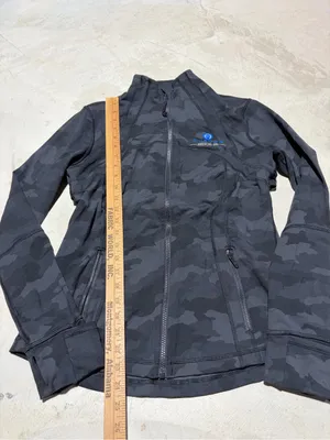 Lululemon Black Camo Zip-Up define Jacket LOGO 10 thumbnail 5