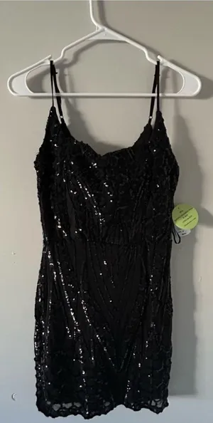 Windsor Lissie Formal Sequin Mini Dress thumbnail 1