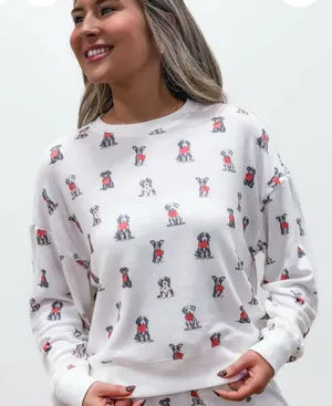 Z supply puppy love sweater size large thumbnail 1