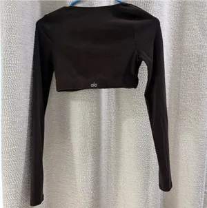 Alo long sleeve sports bra thumbnail 2