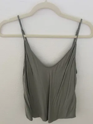 Abercrombie & Fitch Olive Green Flowy Cami thumbnail 2