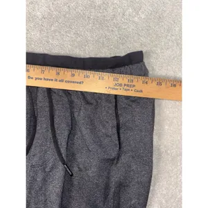 Lululemon double waistband slim tapered leg pants dark gray medium womens *flaw thumbnail 6