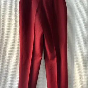 Levi's vintage red pants slacks 1970s women's 16S/contemporary medium thumbnail 2