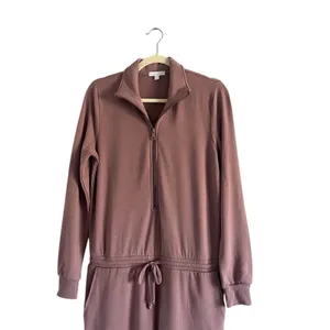 NWT Beyond Yoga Ski Weekend Jumpsuit Mauve Sz Small thumbnail 7