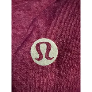 Lululemon‎ Ebb to Train Bra Size 8 Magenta Purple High Neck Racerback Sports Bra thumbnail 4