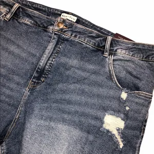 Ava & Viv size 26W denim high rise midi shorts thumbnail 6