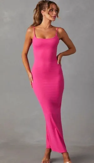 Pink Maxi Dress thumbnail 1