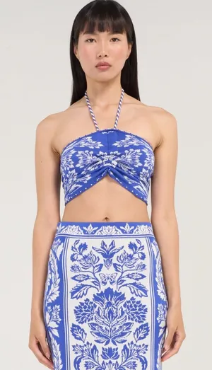 Farm Rio 🌸 DELICATE TAPESTRY KNIT TOP thumbnail 1