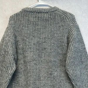 LOFT & BROWNSTONE Sweater Women's L Chunky Gray Crew Neck Pullover Knit‎ Wool thumbnail 10