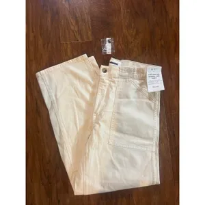 MADEWELL Darted Barrel Leg Pants Vanilla Size 27 New NWT 4 CASUAL MINIMALIST thumbnail 4