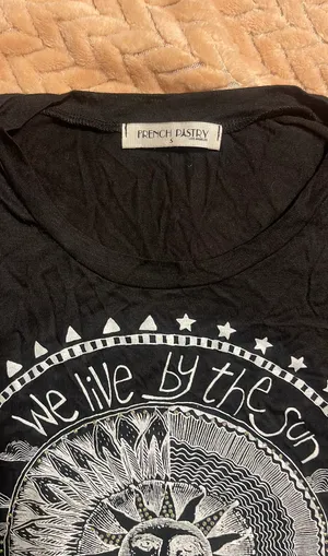 French Pastry Cropped Tanktop Black Size Small We Live By The Sun ~ We Feel By The Moon thumbnail 4