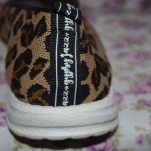 Gypsy Jazz Leopard Print Slip-On Canvas Sneakers/Loafers, sz 10 thumbnail 4