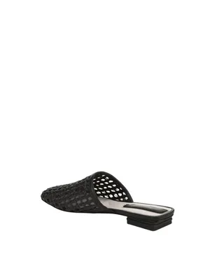 NWT Franco Sarto Toba Mule Slip On Square Toe J8092S1 Black Woven 9M thumbnail 8