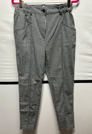 Silence + Noise Checker Mom Pant  thumbnail 1