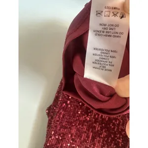 NWT Vince Camuto Small Womens Sequin Tank Top Red Lined V-Neck Party thumbnail 14