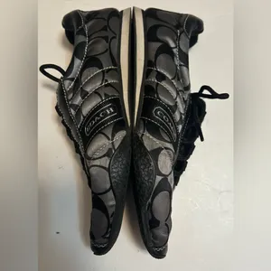 Coach Black and Gray Sneakers thumbnail 5