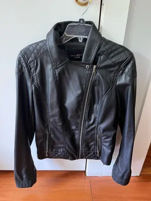 Celebrity Pink Leather Jacket  thumbnail 1
