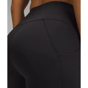 lululemon Wunder Train High-Rise Tight with Pockets 25" Size 6 BLACK NWT thumbnail 4