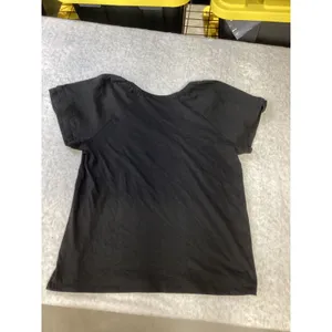Rafaella Womens Black Short Sleeve V-Neck Raglan T-Shirt Size Large L G/G‎ thumbnail 3