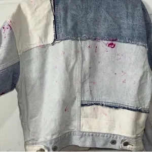 Levi's Light Blue Denim Oversized Jacket(Size XS) thumbnail 7