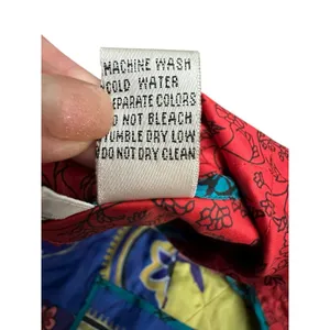 Vintage 100% Silk Patchwork Chicos Jacket Large (2) Pockets‎ Boho Rainbow #A4-1 thumbnail 8