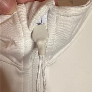 Amazon Running Jacket Slim Fit Zip Up Athletic Jacket with Thumb Holes White Size Small thumbnail 6