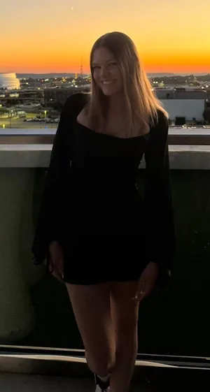 Short black glitter Lucy in the Sky dress thumbnail 1