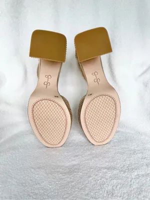 Jessica Simpson Women’s Gold Platform Ankle-Strap Sandal - new no tags Size 9 thumbnail 12
