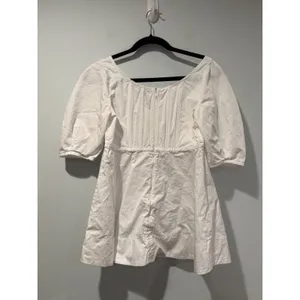 Tuckernuck Nealy Puff Sleeve Corset Top Small Boning Preppy Cottage Regency thumbnail 2