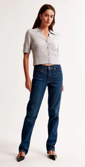 Abercrombie Jeans Mid-Rise 90s Straight thumbnail 1