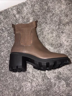 A New Day Women's Chunky Chelsea Ankle Boots - Brown thumbnail 6