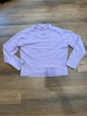 American Eagle Outfitters Lavender Crewneck Sweater thumbnail 7