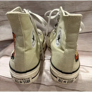 Converse Chuck Taylor All Star High Top Lift Platform Butterfly Sage Green 6 thumbnail 5