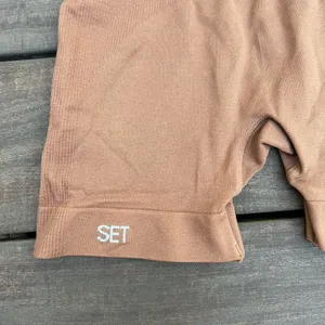 Brown/Orange Color SET Active Scuptflex Seamless Shorts thumbnail 2