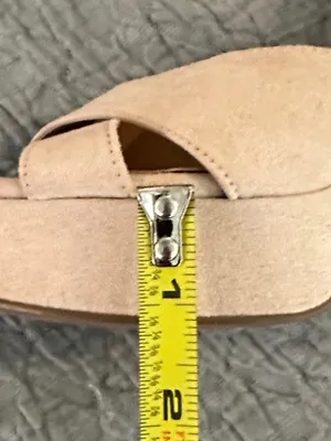 Jessica Simpson Blush Suede Cross-Strap Ankle Strap Heels thumbnail 6