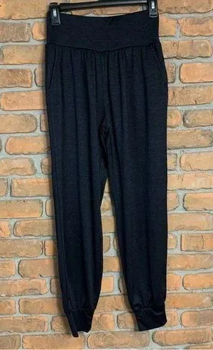 SHEIN Pants Womens Small Black Jogger High Waist Elastic Cuff Loungewear Comfort thumbnail 1
