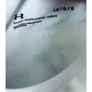 Under Armour Sports Bra White Large Pullover Lightweight thumbnail 3