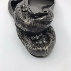 TORY BURCH Pewter Ballerina Flats size 6 thumbnail 8