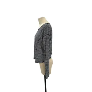 Lululemon On Pace Long Sleeve Monochromic‎ Black Size 10 thumbnail 4