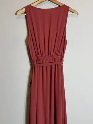 Baltic Born Hera Chiffon Maxi Dress Women XS Berry Formal Bridesmaid Wedding NWT thumbnail 13