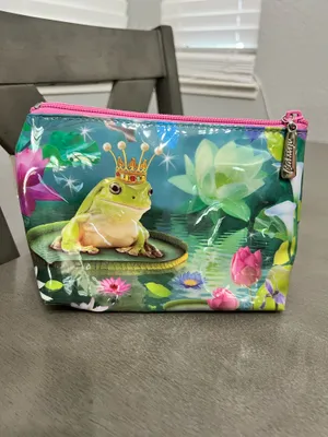 Catseye London beautiful frog prince makeup bag Green thumbnail 3
