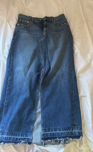 Gap Maxi Jean Skirt thumbnail 1