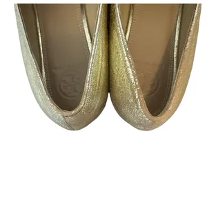 Tory Burch Gemini Link Metallic Gold Loafers‎ 9 thumbnail 3
