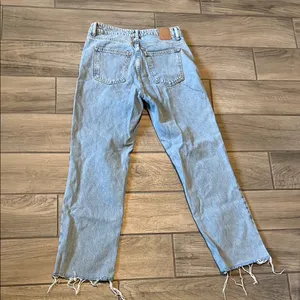 Zara Blue Straight Leg Denim with Vintage Appeal thumbnail 9